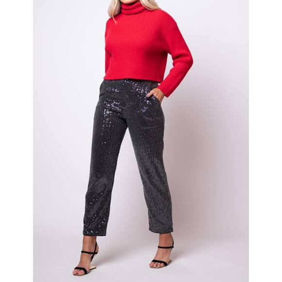 NEW YOUNG FABULOUS & BROKE isaac pant in black - Picture 1 of 7